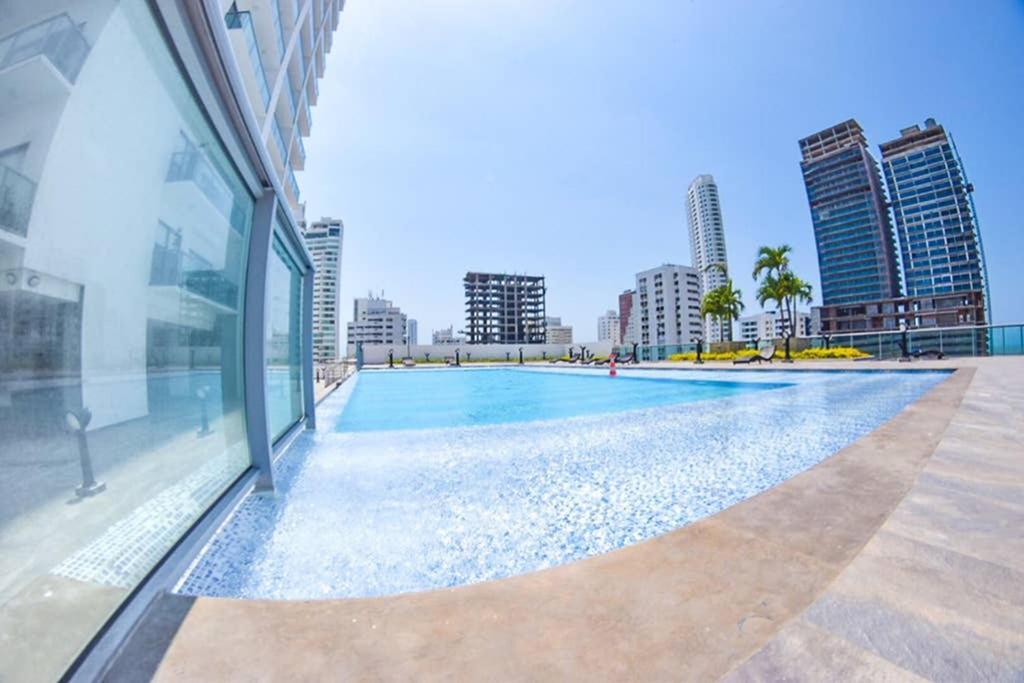 1Bd Condo Amazing View-Modern Apt-Luxury Building Cartagena Luaran gambar